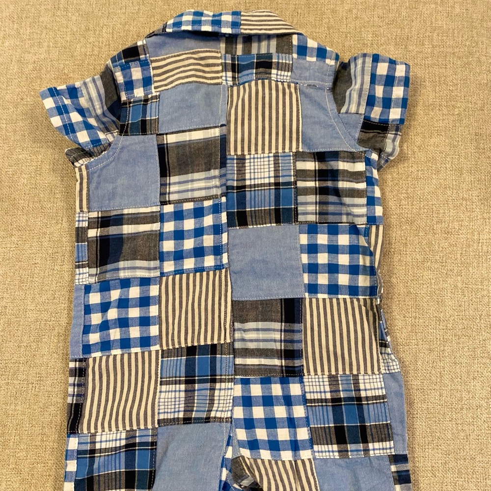 Gap madras patchwork romper - Picture 2 of 2